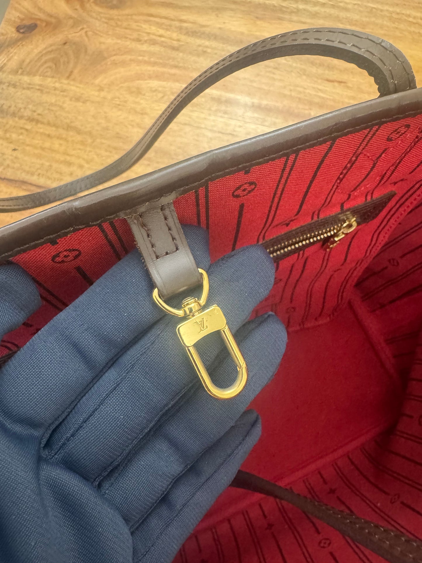 LOUIS VUITTON - NEVERFULL MM DE - (Pre-loved)
