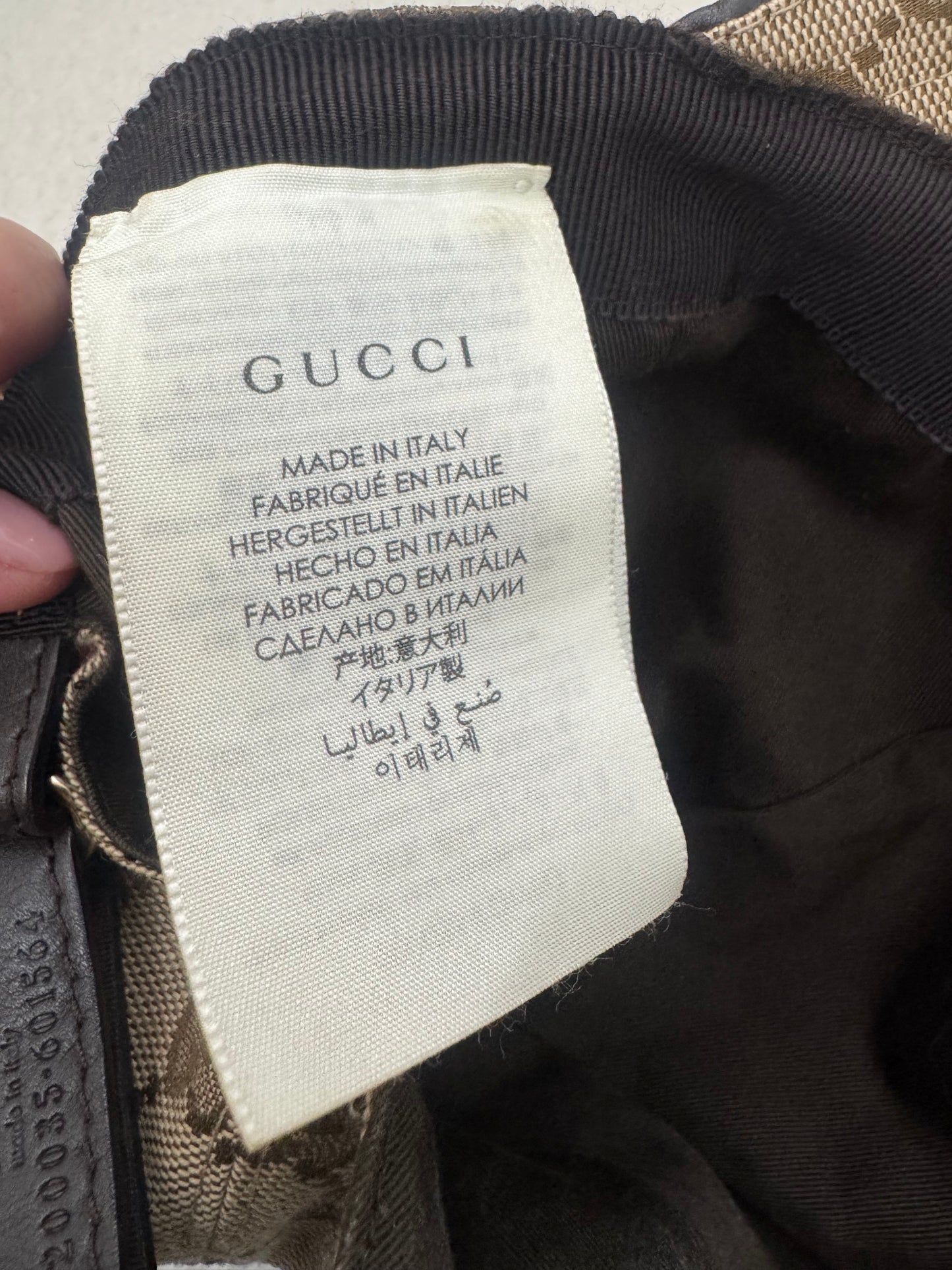 GUCCI- BASEBALL CAP (S) - (Pre-loved)