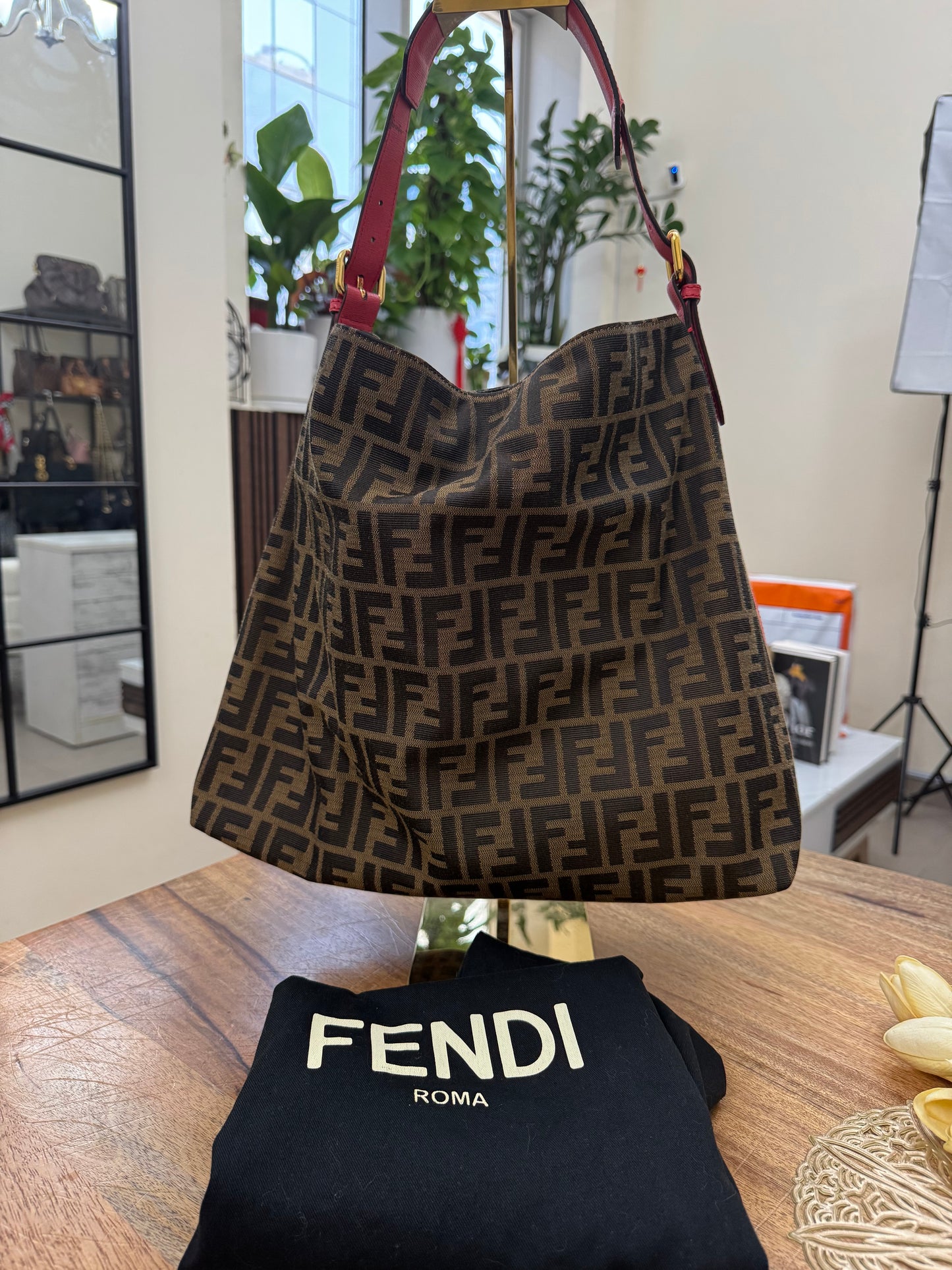 FENDI ZUCCA - HOBO SHOULDER BAG