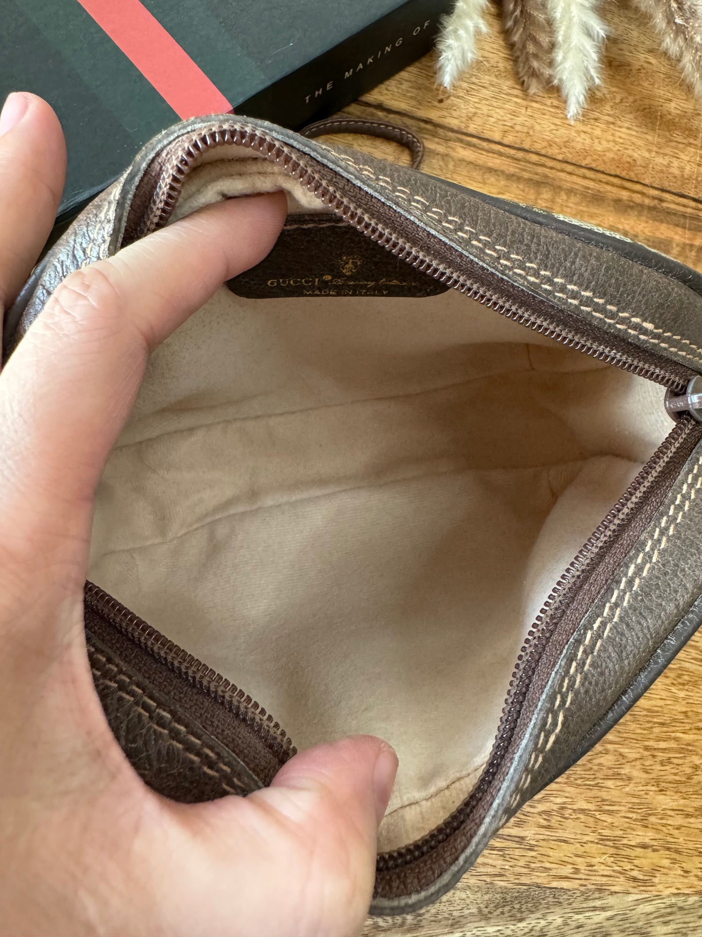 SLING BAG (Dome type with Sherry line)