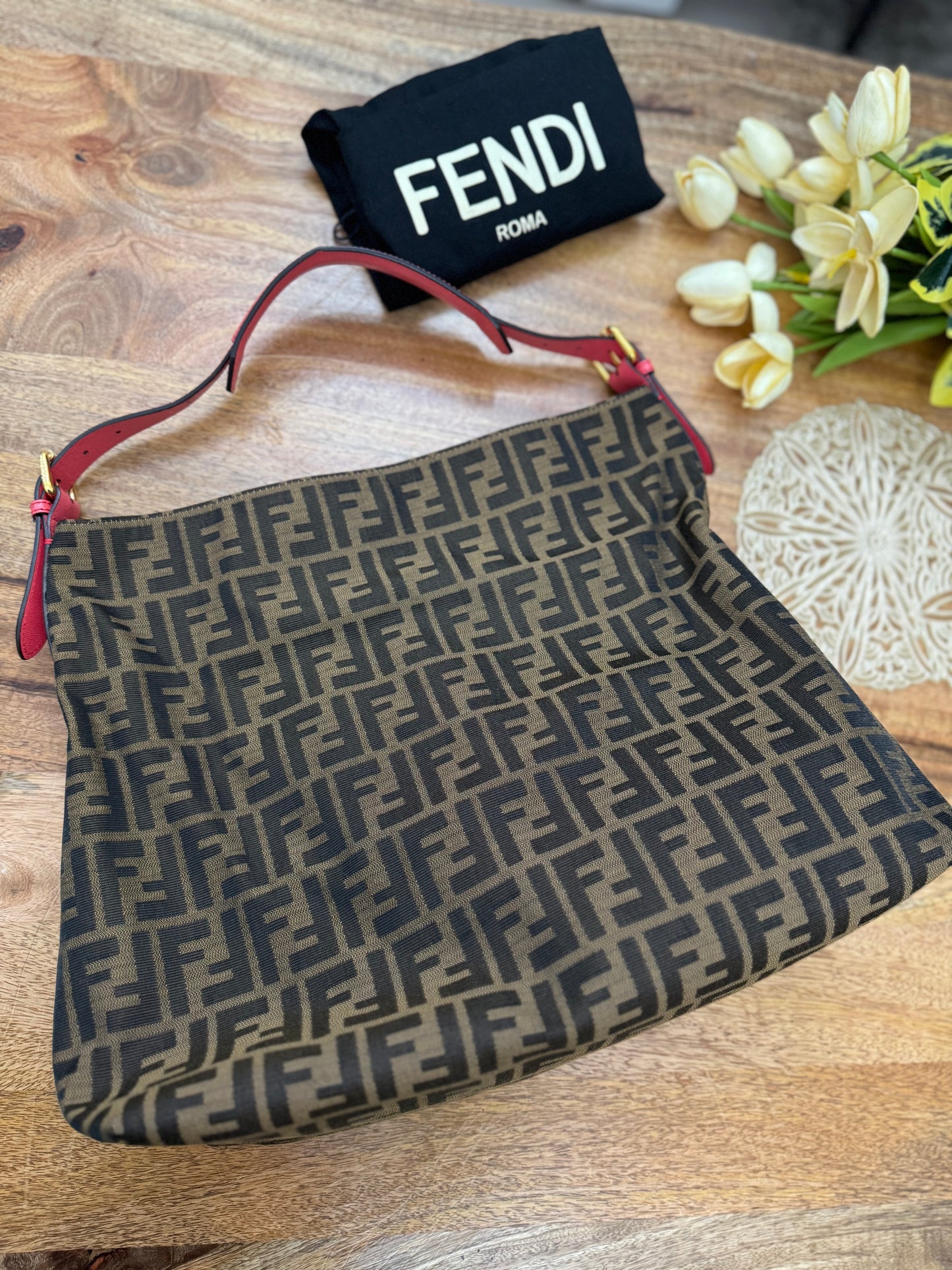 FENDI ZUCCA - HOBO SHOULDER BAG