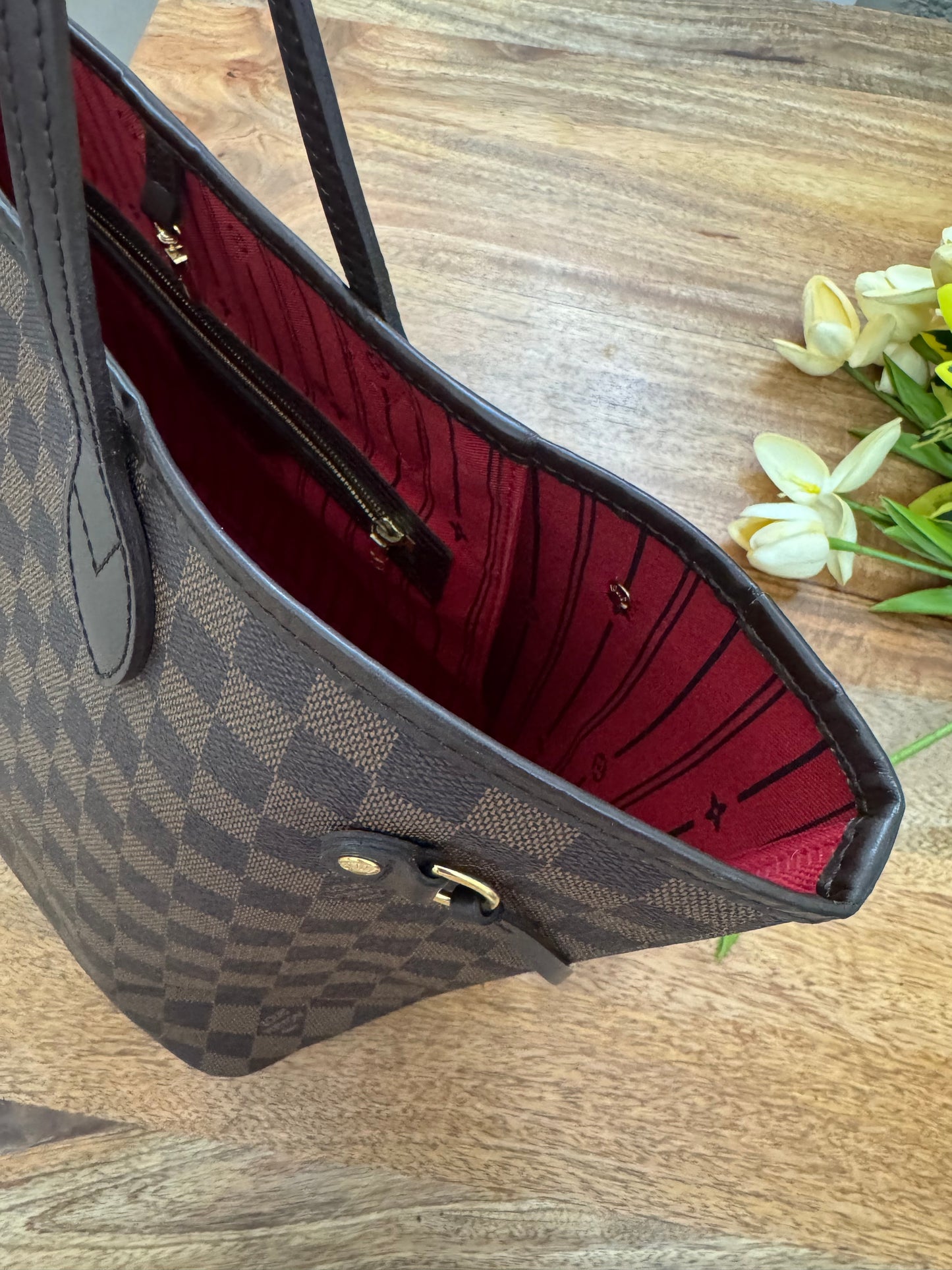 LOUIS VUITTON - NEVERFULL MM DE - (Pre-loved)
