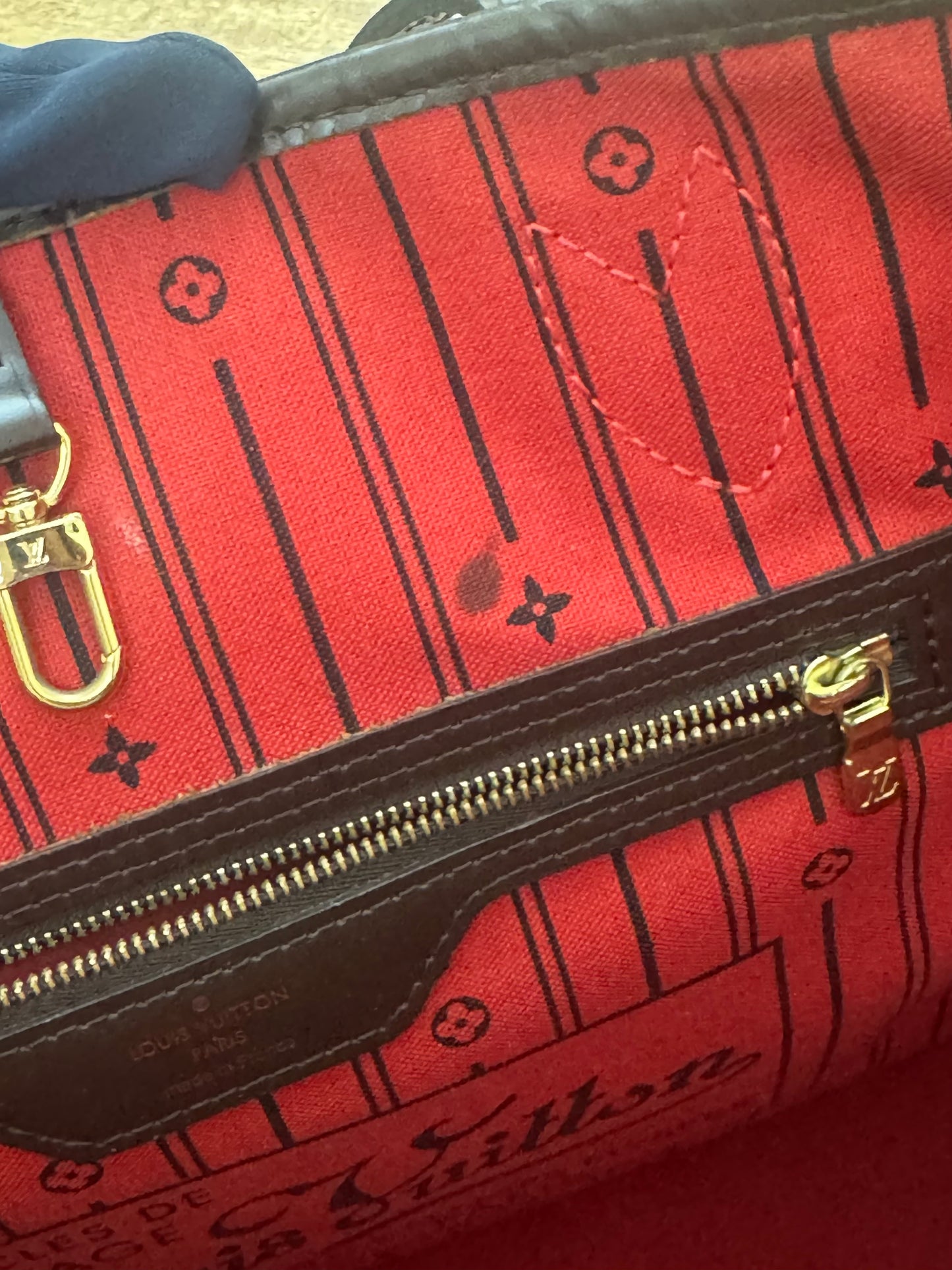 LOUIS VUITTON - NEVERFULL MM DE - (Pre-loved)