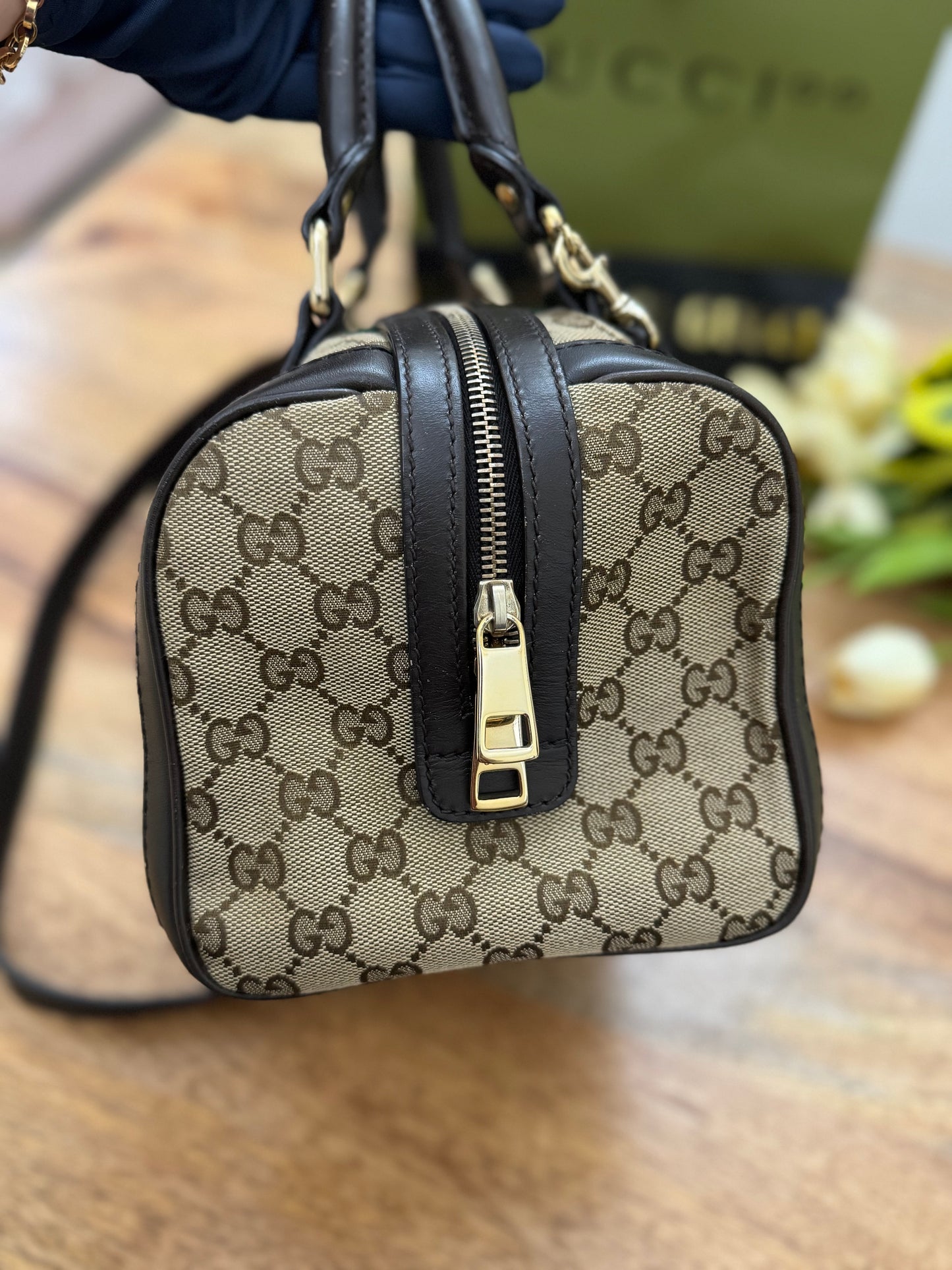 GUCCI - Ophidia boston bag (Pre-loved)