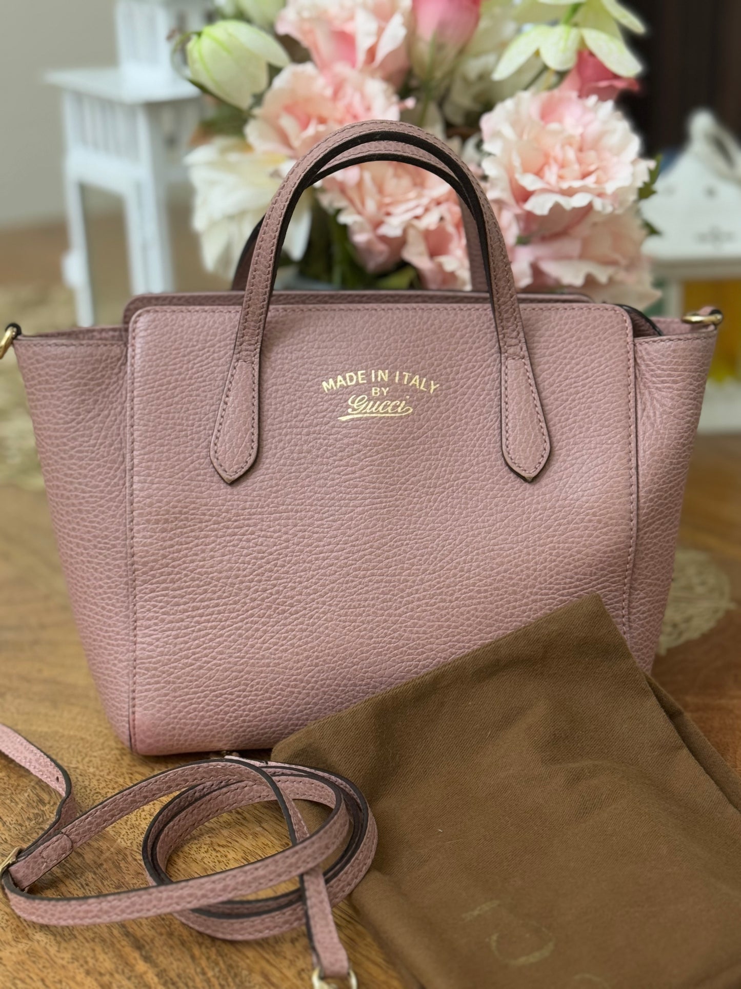 GUCCI - SWAY SLING BAG, 2 way - (Pre-loved)