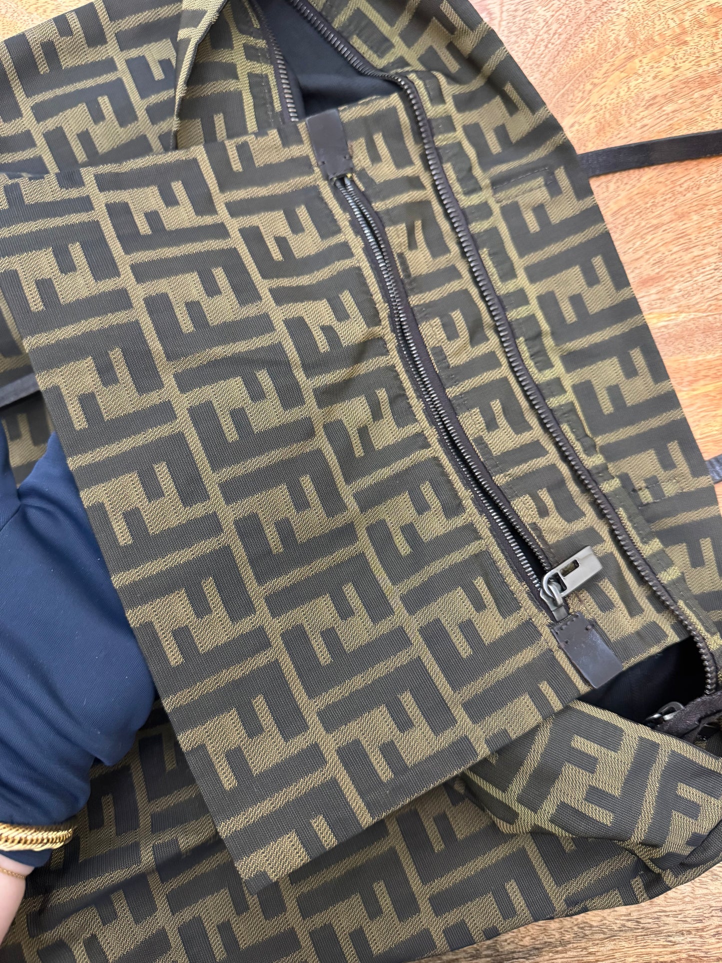 FENDI ZUCCA - TOTE BAG (Medium, Pre-loved)