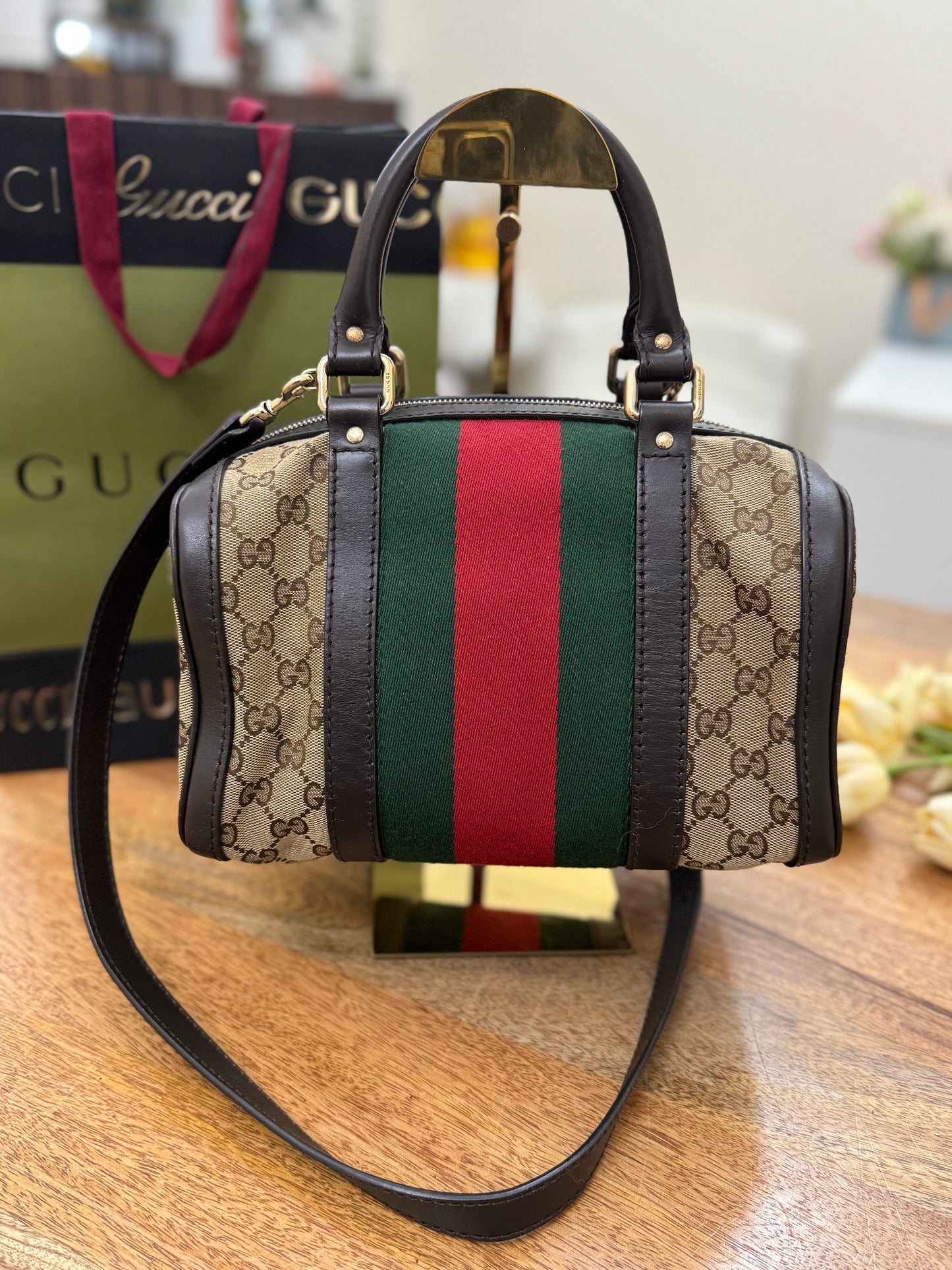 GUCCI - Ophidia boston bag (Pre-loved)