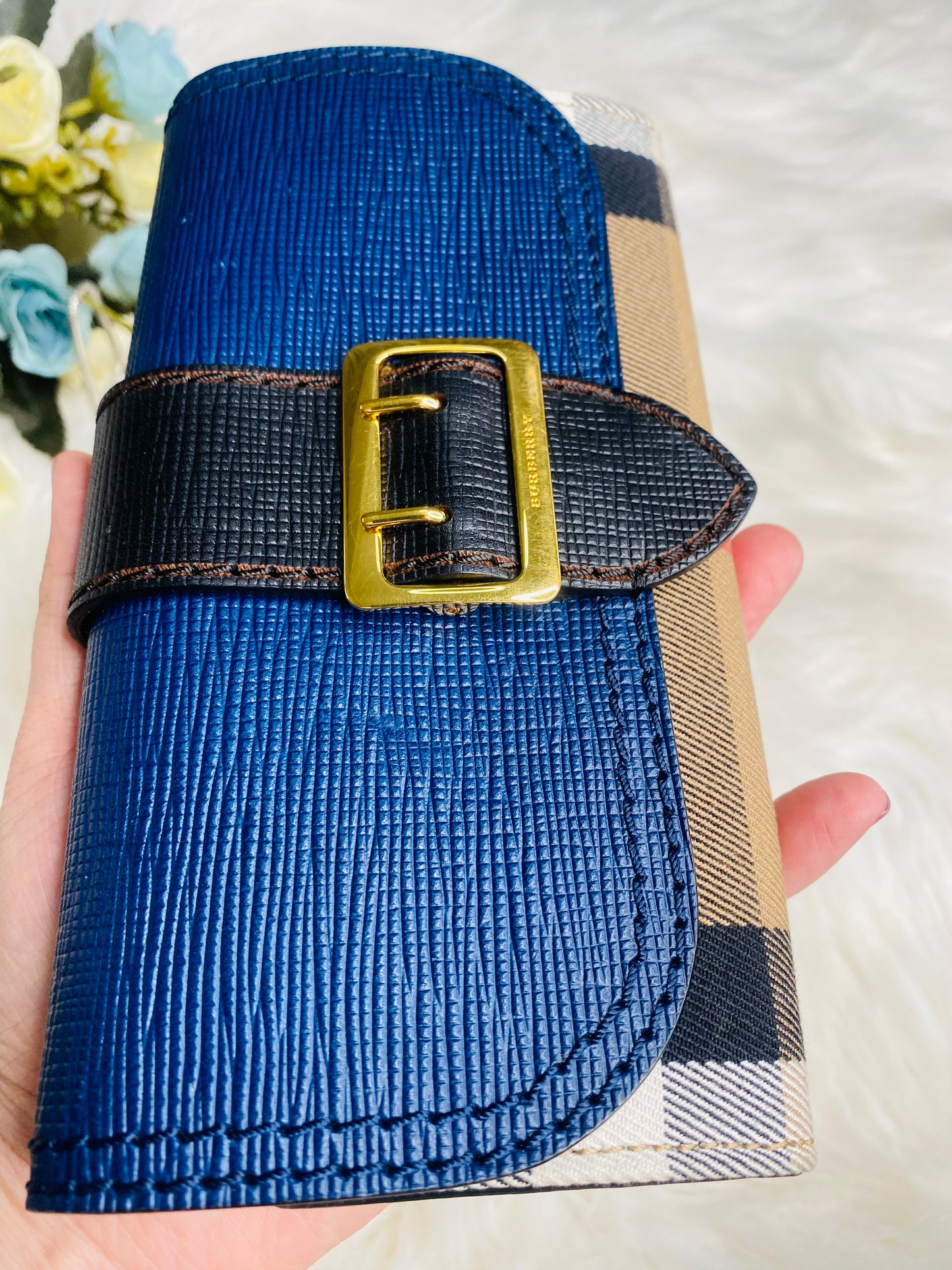 LONG WALLET (Leather and Canvass combination)