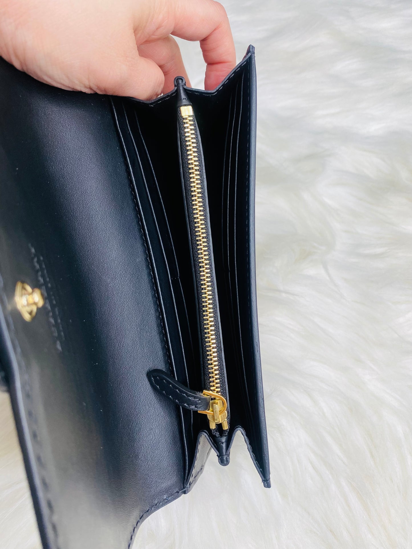 LONG WALLET (Leather and Canvass combination)