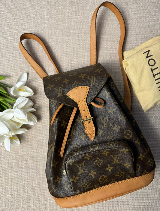 LOUIS VUITTON - MONTSOURIS BACKPACK, MM Size (Pre-loved)