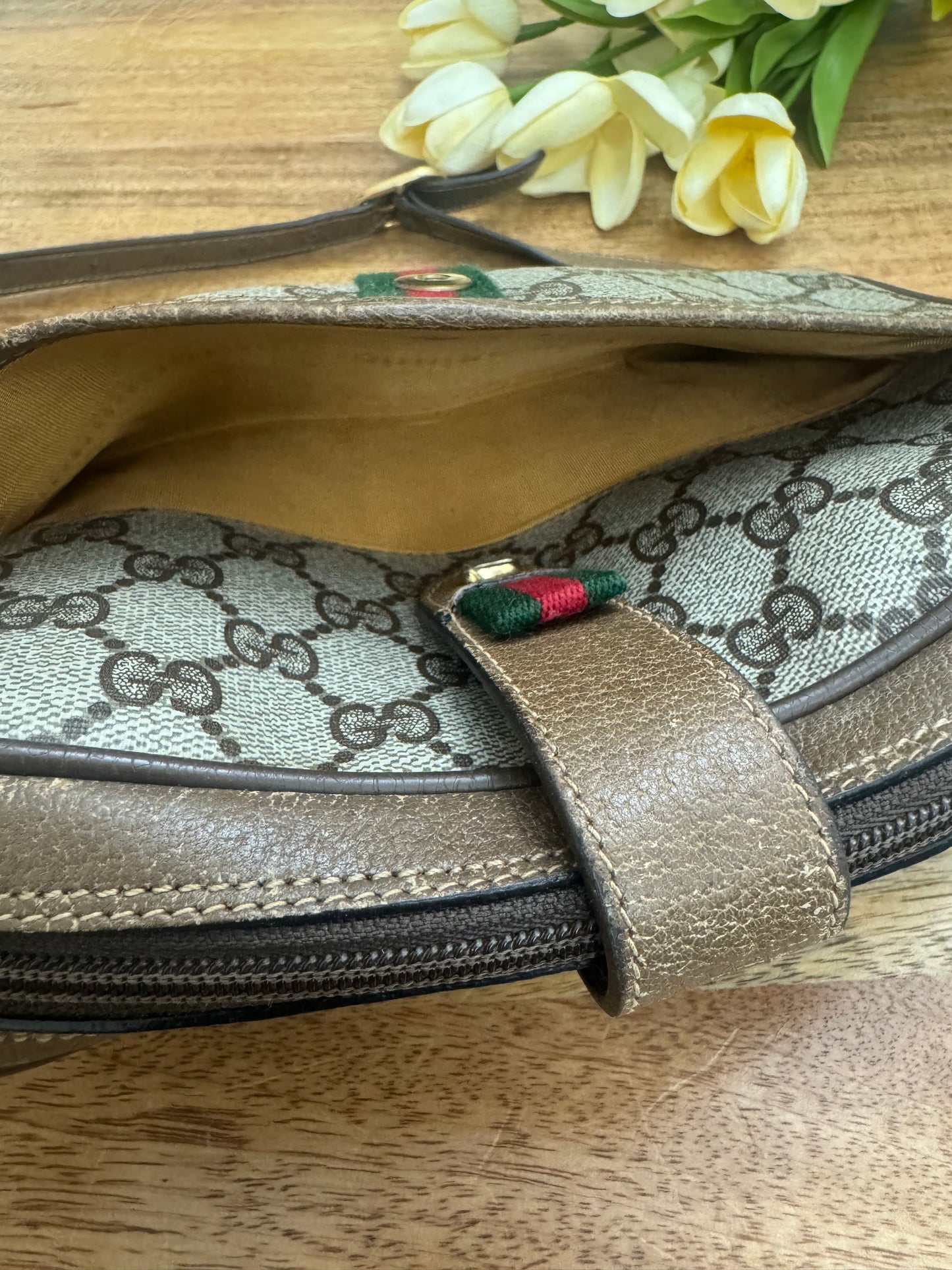 GUCCI - OPHIDIA SLING, Medium - (Pre-loved)