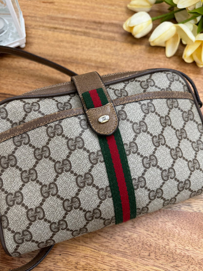 GUCCI - OPHIDIA SLING, Medium - (Pre-loved)
