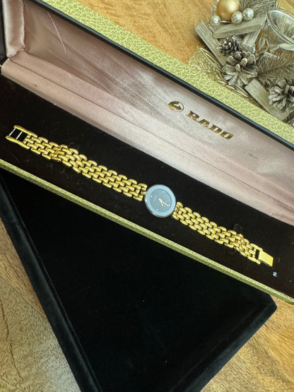 RADO WATCH - JUBILEE SAPPHIRE CRYSTAL + DIA  (Pre-loved)