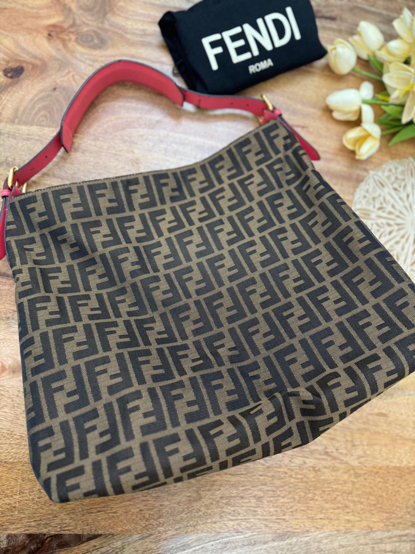 FENDI ZUCCA - HOBO SHOULDER BAG