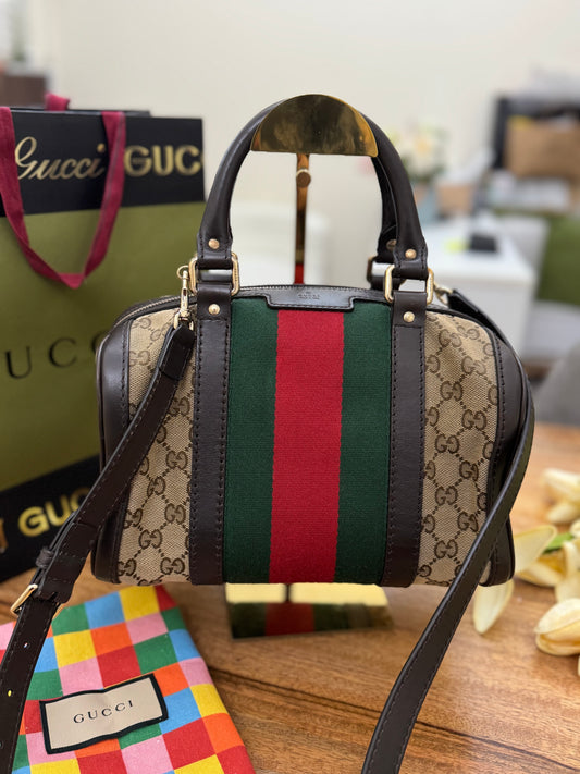 GUCCI - Ophidia boston bag (Pre-loved)