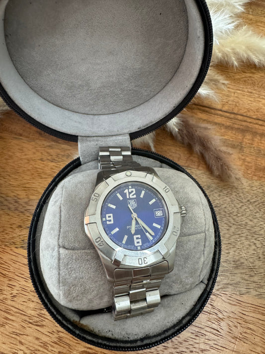 MENS WATCH BIG FACE (BLUE DIAL)