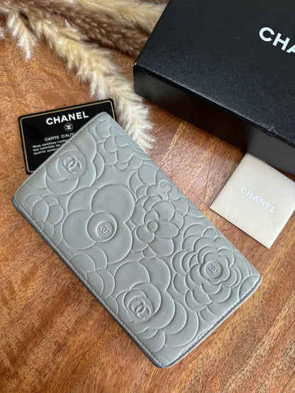 CHANEL GREY CAMELLIA