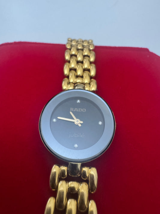 RADO WATCH - JUBILEE SAPPHIRE CRYSTAL + DIA  (Pre-loved)