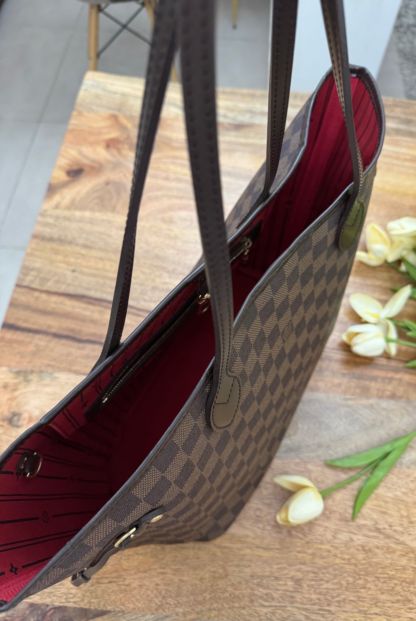LOUIS VUITTON - NEVERFULL MM DE - (Pre-loved)