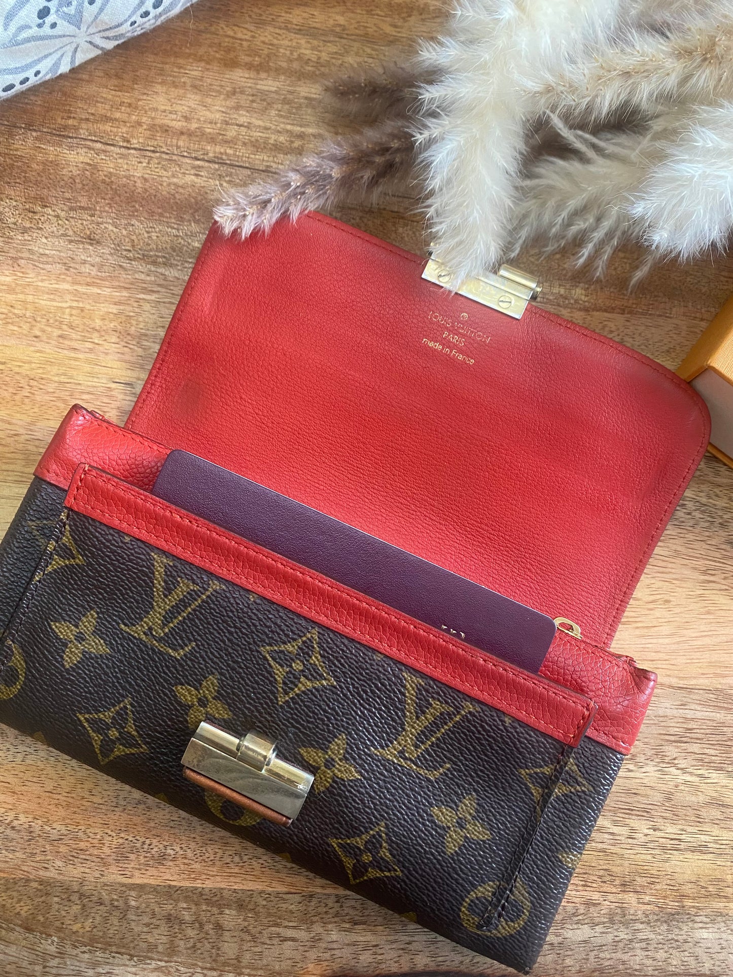 LOUIS VUITTON PORTEFEUILLE BORDEAUX ELYSEE WALLET