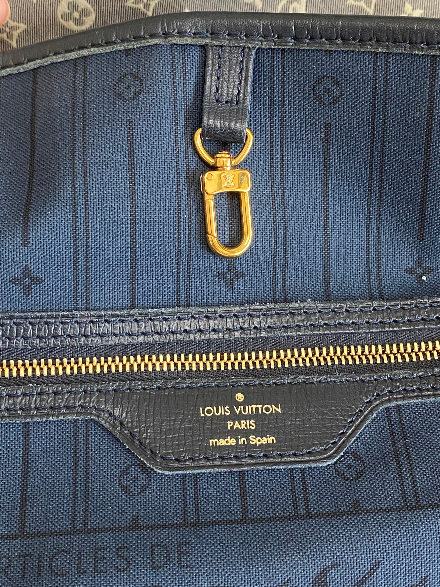 LOUIS VUITTON NEVERFULL MM in MINI LIN