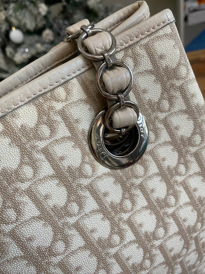 CHRISTIAN DIOR ROMANTIQUE TROTTER BAG IVORY