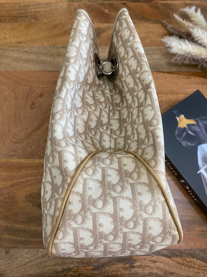 CHRISTIAN DIOR ROMANTIQUE TROTTER BAG IVORY