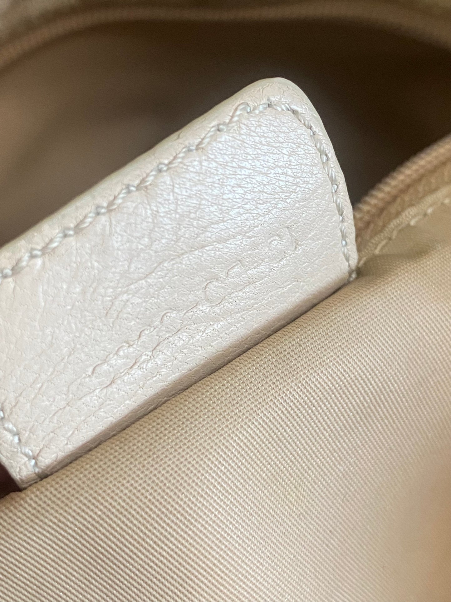 CHRISTIAN DIOR ROMANTIQUE TROTTER BAG IVORY