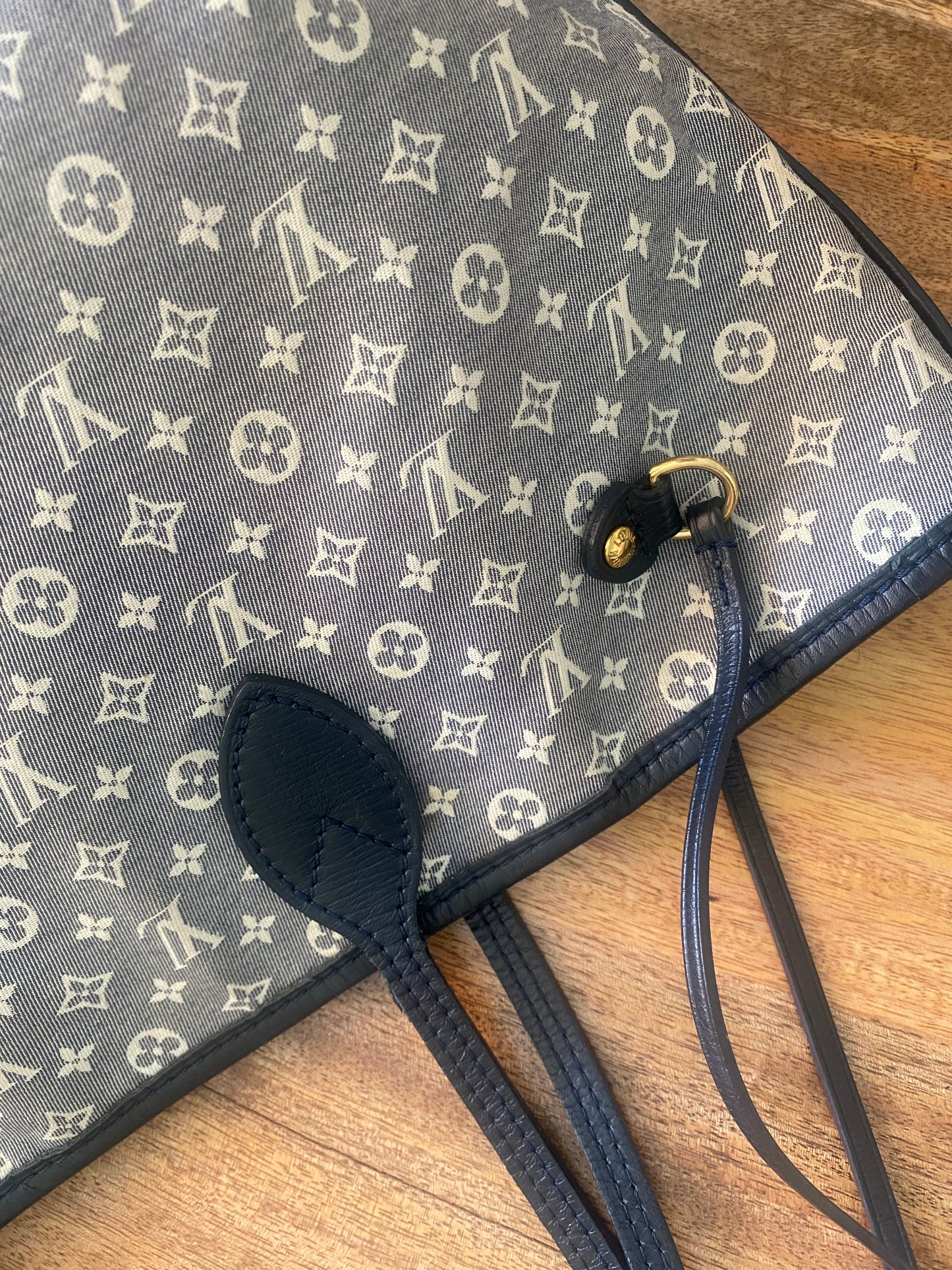 LOUIS VUITTON NEVERFULL MM in MINI LIN