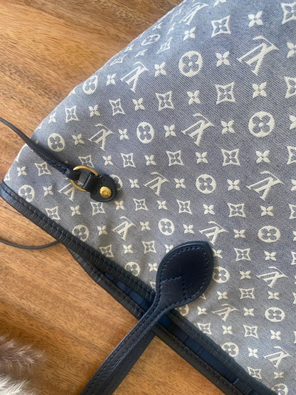 LOUIS VUITTON NEVERFULL MM in MINI LIN