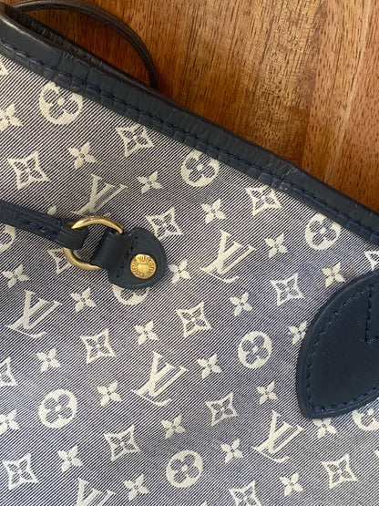 LOUIS VUITTON NEVERFULL MM in MINI LIN