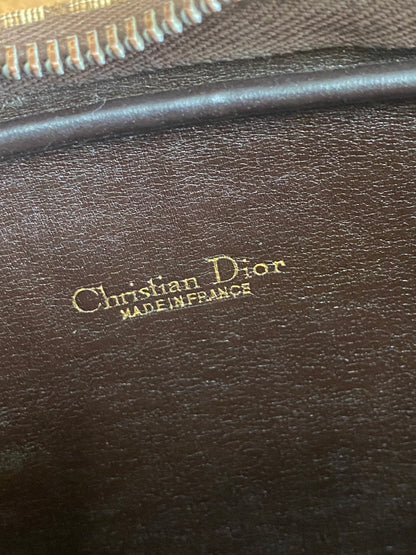 CHRISTIAN DIOR OBLIQUE BROWN BAG