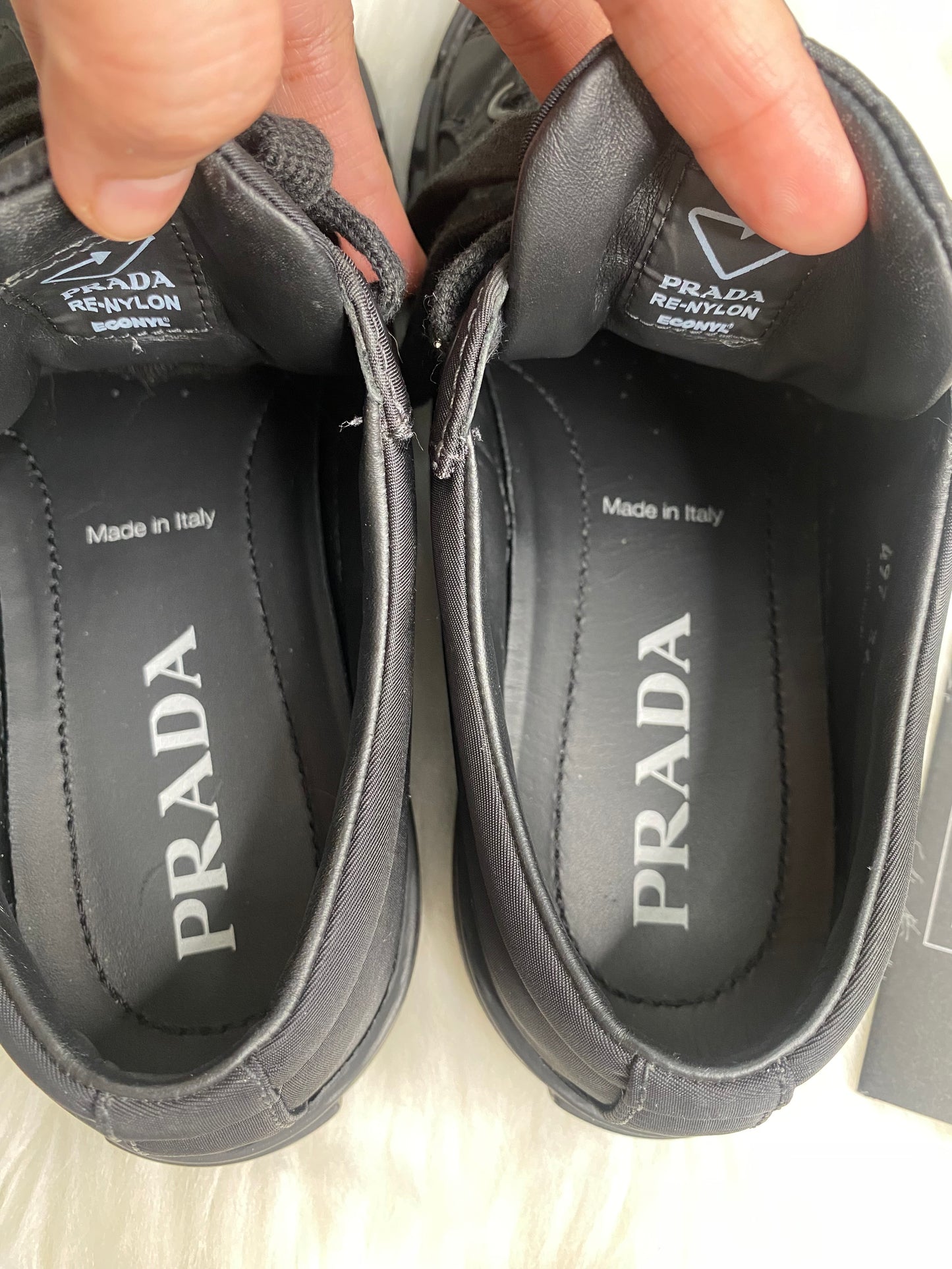 PRADA NYLON SNEAKERS (Black)