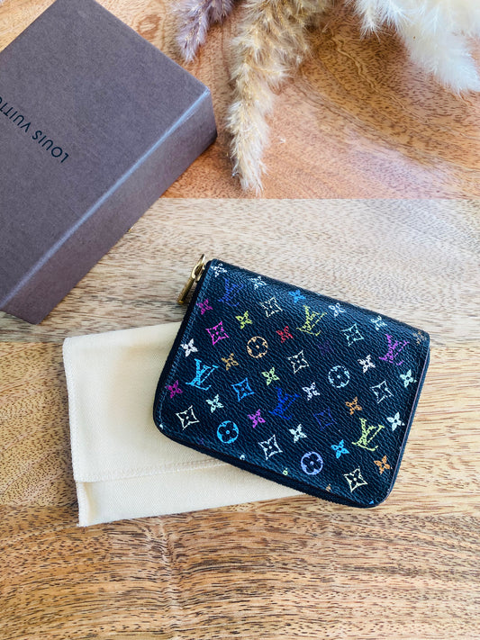 LOUIS VUITTON SHORT ZIPPY WALLET (Multicolor)