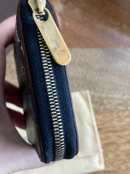 LOUIS VUITTON SHORT ZIPPY WALLET (Multicolor)