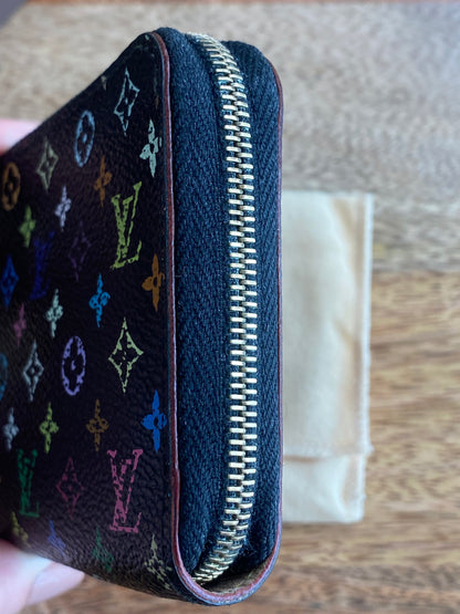 LOUIS VUITTON SHORT ZIPPY WALLET (Multicolor)