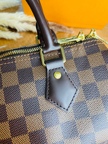 LOUIS VUITTON SPEEDY 25 BANDOULIERE (Microchip)